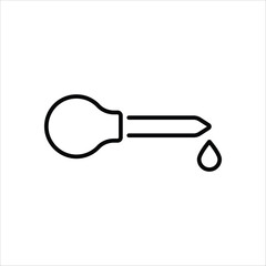 Pipette  Icon editable stock vector icon