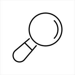 Loupe  Icon editable stock vector icon