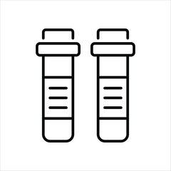 Test Tube Icon editable stock vector icon