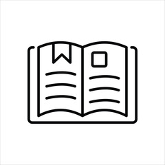 Book  Icon editable stock vector icon