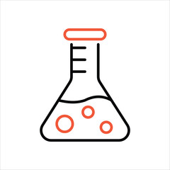 Flask  Icon editable stock vector icon