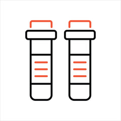 Test Tube Icon editable stock vector icon