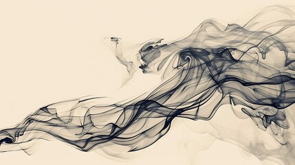 Fluid Flow: Organic Digital Ink Patterns in Analogous Colors