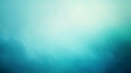 Fototapeta premium Serene Teal to Soft Blue Gradient Background with Analogous Color Scheme, Calming Digital Tones
