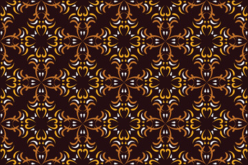 oriental pattern. vintage background with Arabic ornaments. Pattern, background or wallpaper for your design. Textile ornament. Vector illustration.