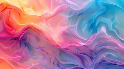 Obraz premium Modern Abstract Organic panorama wallpaper background, bright colors, silk, ultra-resolution, amazing detail, banner Design, Elegant, wave background for document present