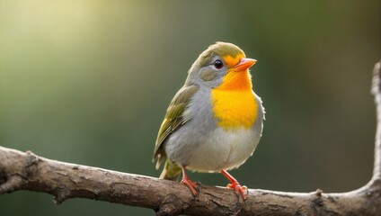 robin on a branch