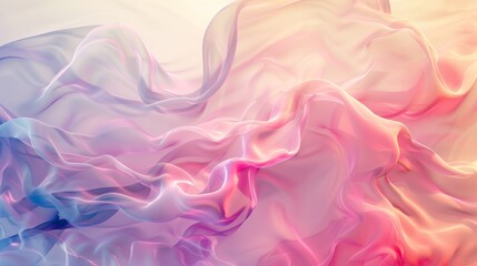 Obraz premium Soft gradients of color create a serene and tranquil background.