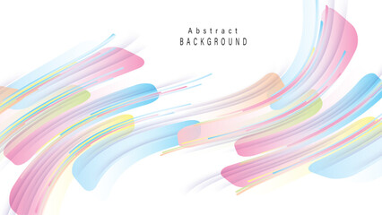 Abstract geometric gradient background pastel colours with dynamic effect