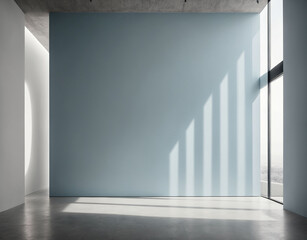 Blank interior space. Empty modern space and front view backdrop