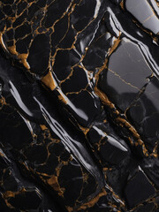 Artificial Stone Texture, Abstract Black Marble Background