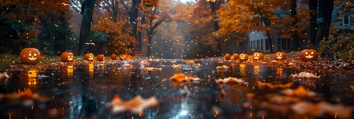 TrickorTreating through a Whimsical Neighborhood A Magical Halloween Evening