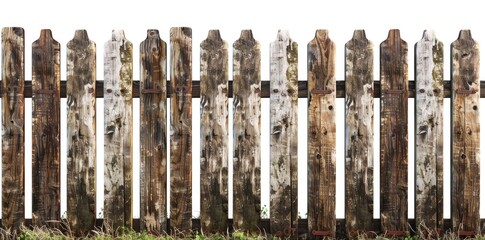A wooden fence.
