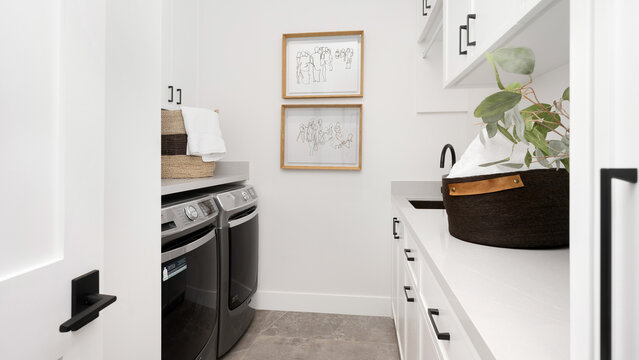 Modern laundry room interior design