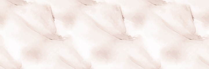 Cream Marble Texture. Brown Marble Background. Beige Rock Slate. Beige Pastel Texture. Cream Alcohol Ink Watercolor. Light Gradient Watercolor. Beige Water Color Marble Tile. Vector Seamless Painting
