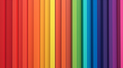 Obraz premium bold and vibrant colors of a rainbow gradient photograph, featuring a spectrum of hues that add energy and excitement to any design