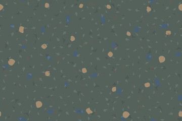 Abstract Seamless Terrazzo Texture. Gray Vector Floor Background. Mosaic Venetian Organic Design. Terrazzo Stone Marble Texture. Marble Wall Granite Pattern. Stone Terrazzo Irregular Print. Glass Art