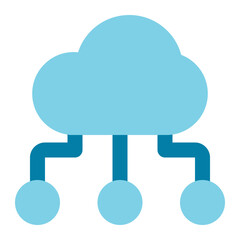 cloud icon for illustration