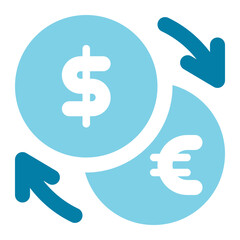 exchange icon for illustration