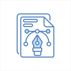 Vector Design Icon editable stock vector icon