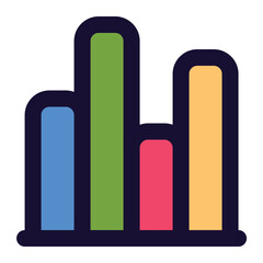 chart icon for illustration