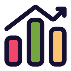 chart icon for illustration