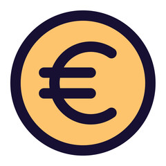 euro icon for illustration