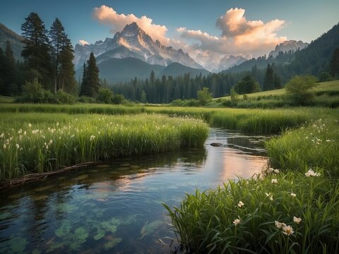 Serene Majesty_Nature's Tranquil Landscapes
