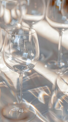 Elegance Personified: Sleek Design and Brilliant Clarity of Crystal Glassware Set