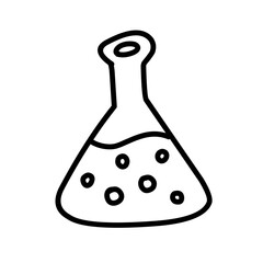 hand drawn chemistry and science icon