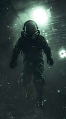 Soccer on a spaceship traveling to a distant galaxy, zero-gravity maneuvers, cosmic uniforms