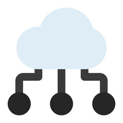 cloud icon for illustration