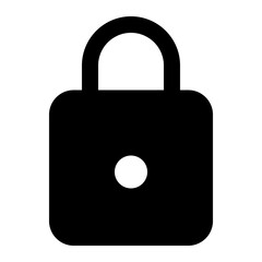 lock icon for illustration
