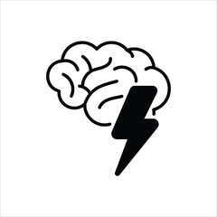 Brainstorm Icon editable stock vector icon