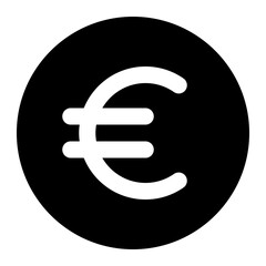 euro icon for illustration