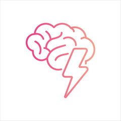 Brainstorm Icon editable stock vector icon