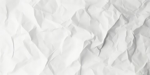 Obraz premium white crumpled paper texture background , wet paper texture, handmade paper 