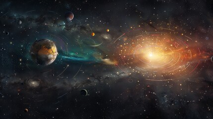 A detailed illustration of the Earth's axial tilt and its relationship to the solstices and equinoxes, highlighting the astronomical phenomena that define the changing sea