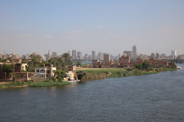 Obraz premium island, castle, the nile, general view