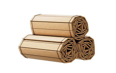 Retro Chinese acient bamboo slip, 3d rendering.