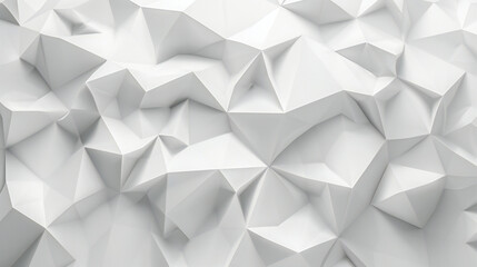 White low poly background texture