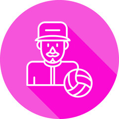 Volleyball Player Icon