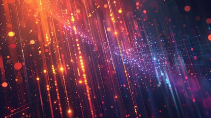 Data flow concept background