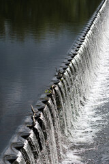 Wehr einer Wasserkraftanlage