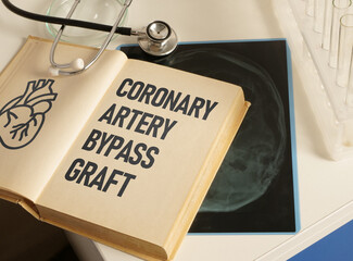 Coronary Artery Bypass Graft CABG is shown using the text