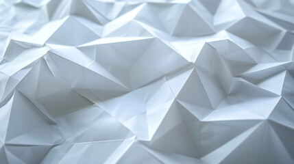 White low poly background texture