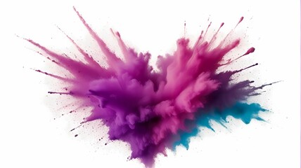 abstract powder explosion art background	