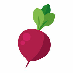 Beetroot logo icon vector illustration