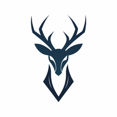 deer head logo icon