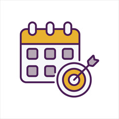 Goal  Icon editable stock vector icon